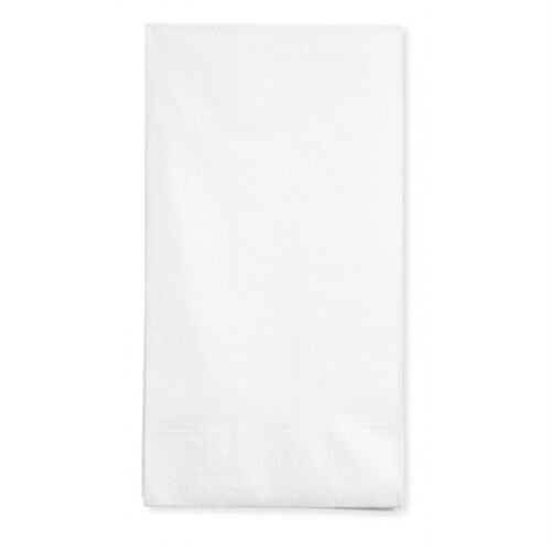 Napkins - Guest Towel - White - 16PK - 3PLY