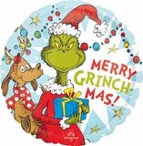 Foil Balloon - Christmas - Merry Grinch - Mas - 18&quot;