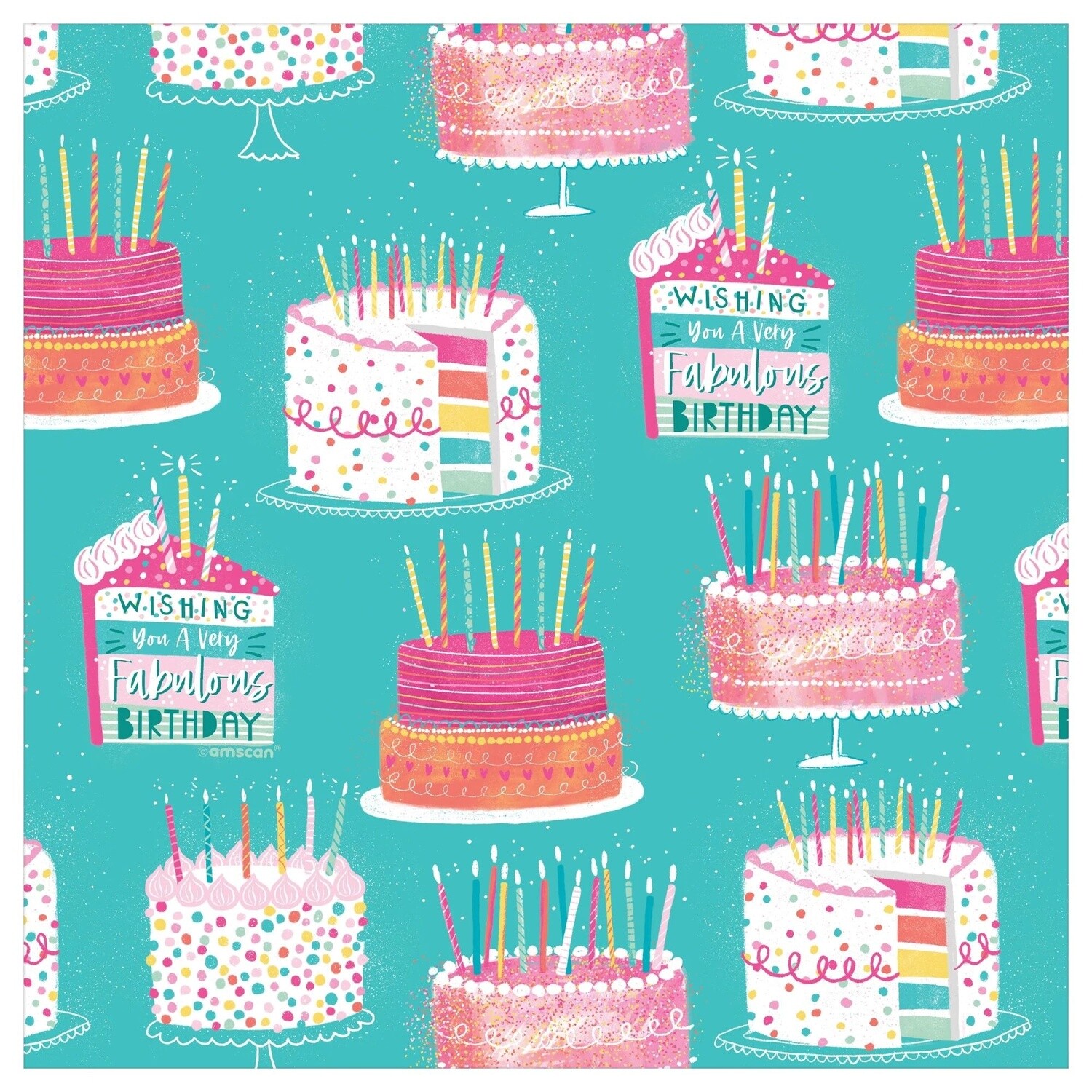 Gift Wrap - Cake - (16ftX30&quot;)