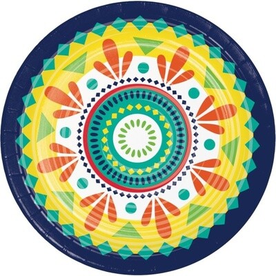 Plates - Bev - Pottery - 7&quot; - 8 pcs