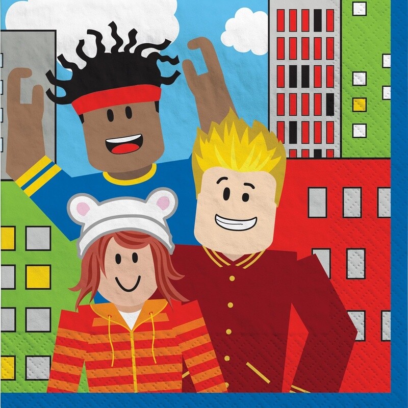 Roblox Party Town Luncheon Napkin
