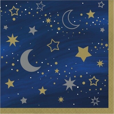 Napkins - LN - Starry Night - 16pkg - 2ply