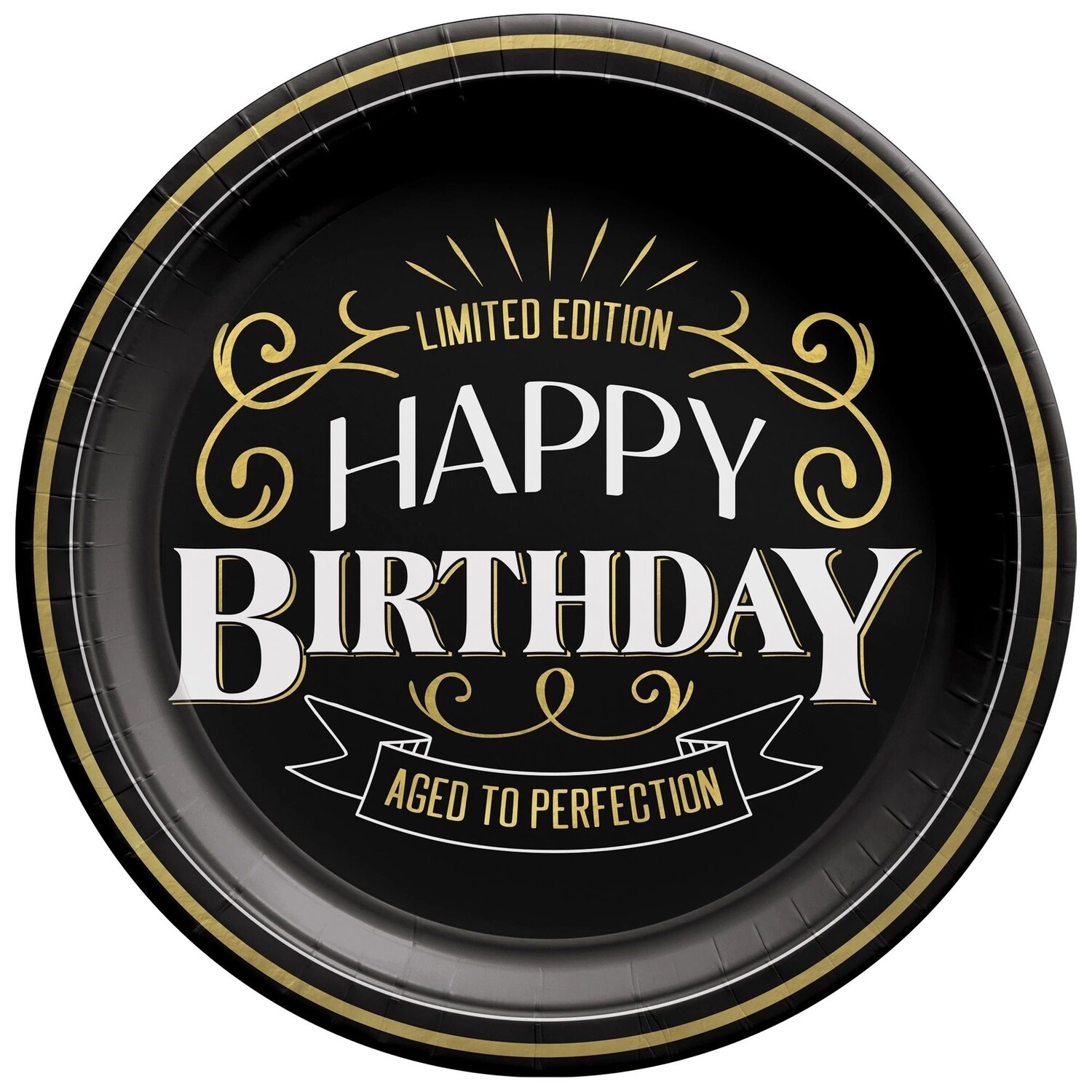Plates - DN - Better with Age Birthday - 8pkg