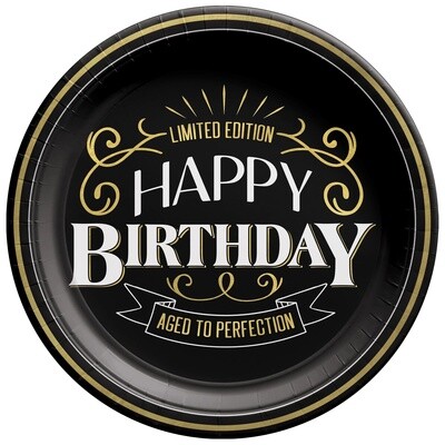 Plates - DN - Better with Age Birthday - 8pkg