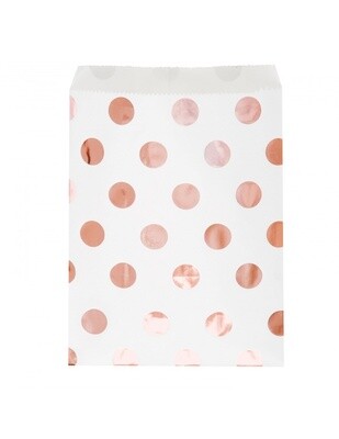 Treat Bags - Rose Gold Dots