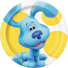 Plates - LN - Blue&#39;s Clues - 8PCS