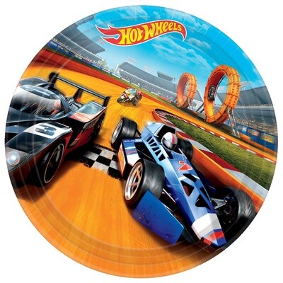 Plates - LN - Hot wheels Wild Racer - 8 pcs