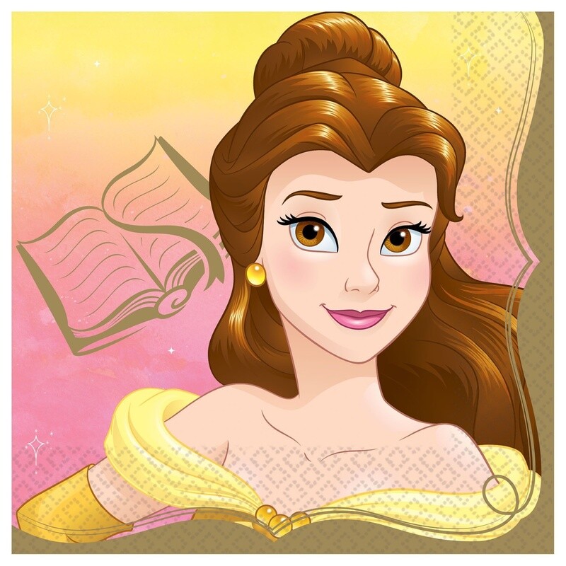 Disney Princess Luncheon Napkins - Belle - 16PCS