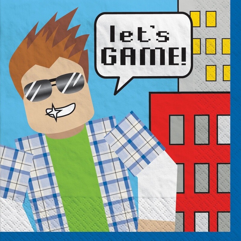 Roblox Party Town Beverage Napkins