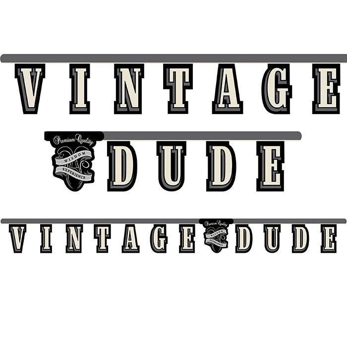 Banner - Vintage 60 Dude - 8.75FT