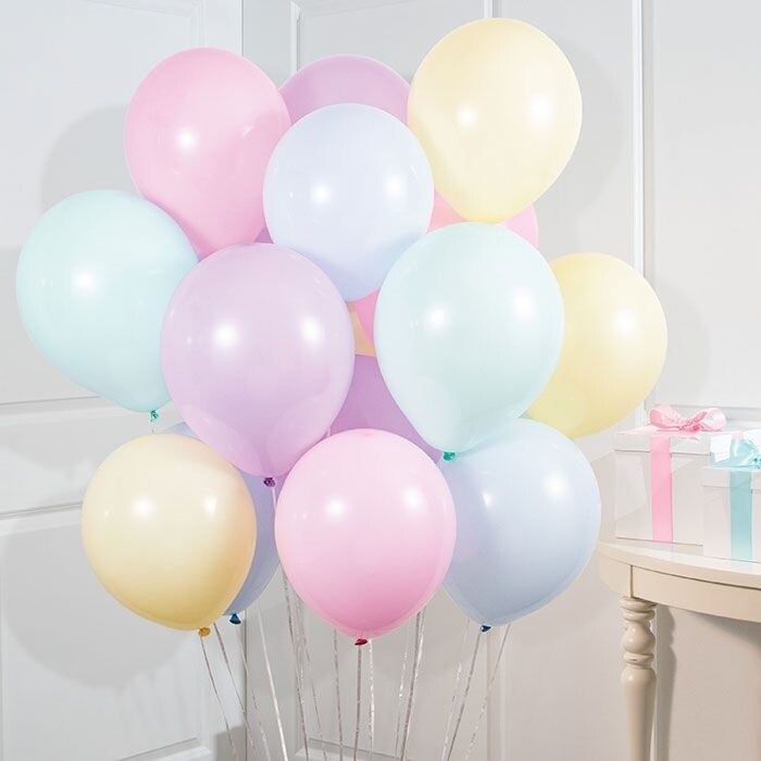 Balloons - Latex - Pastel - 12&quot; - 15 PCS