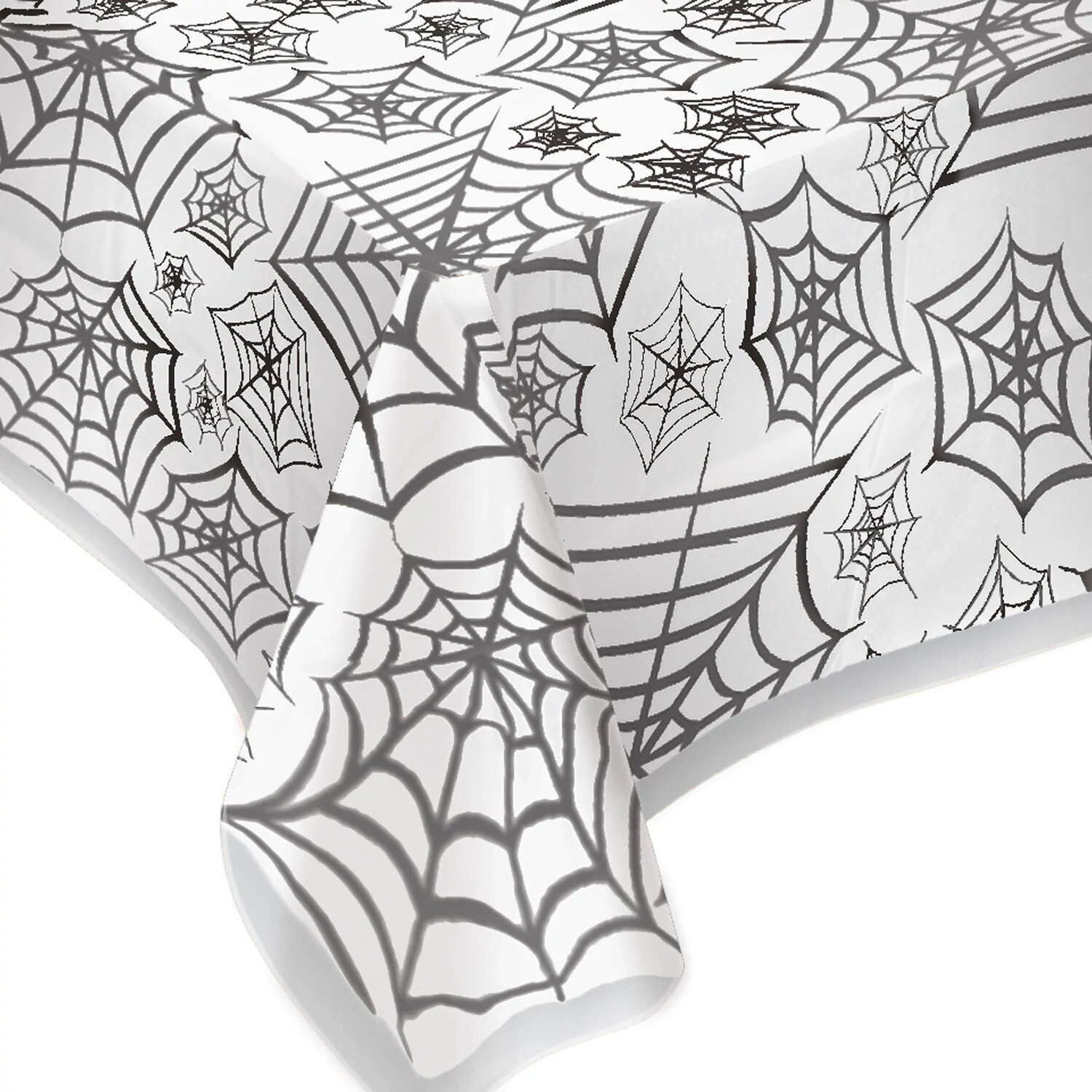 Table Cover - Spider Web Clear - 54&quot;X108&quot;