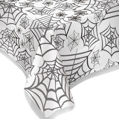 Table Cover - Spider Web Clear - 54&quot;X108&quot;