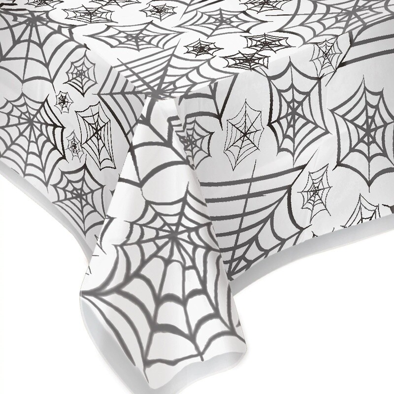 Table Cover - Spider Web Clear - 54&quot;X108&quot;