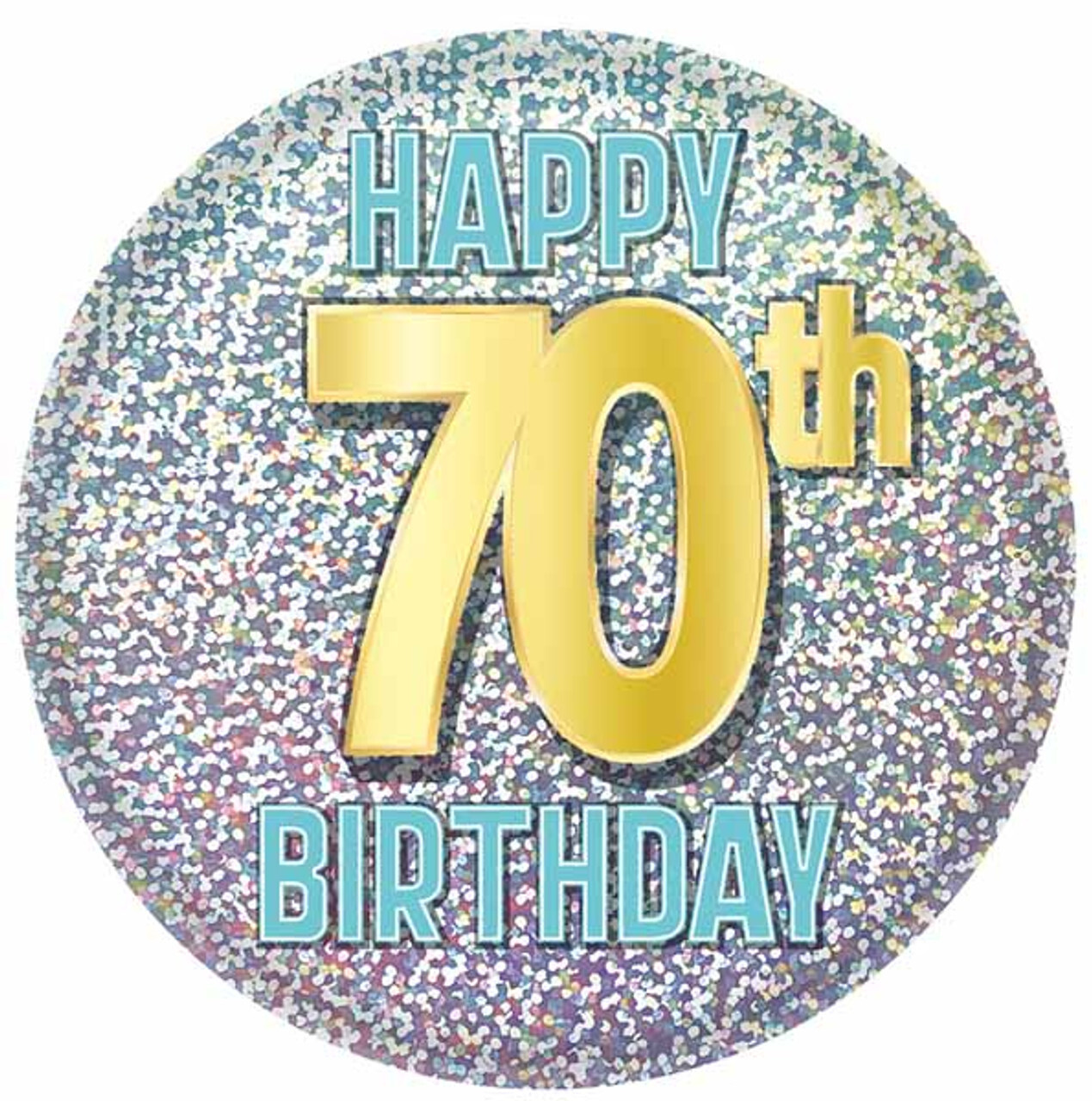 Button - Happy 70th Birthday
