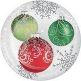 Plates - LN - Christmas - Elegant Ornaments - 8 PCS