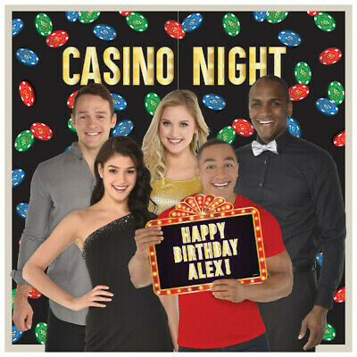 Photo Booth Kit - Casino - Customizable