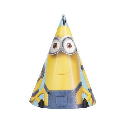 Minions - Hats - Paper - 8PK