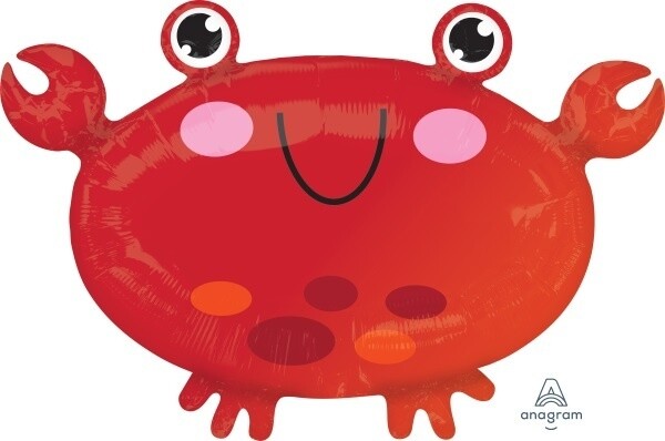 CRAB 18&quot; JR SHAPE  FOIL BALLOON