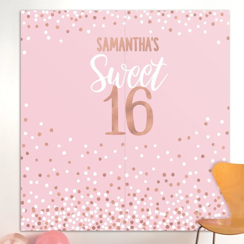 Back Drop - Customize - Sweet 16