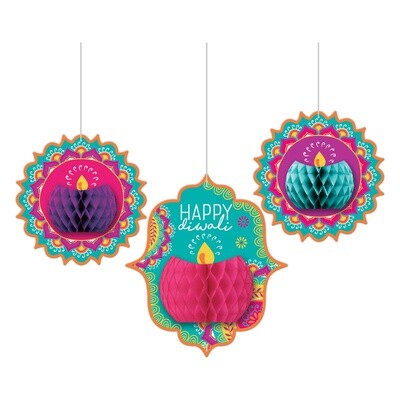 Hanging Decorations - Diwali - 3 PCS