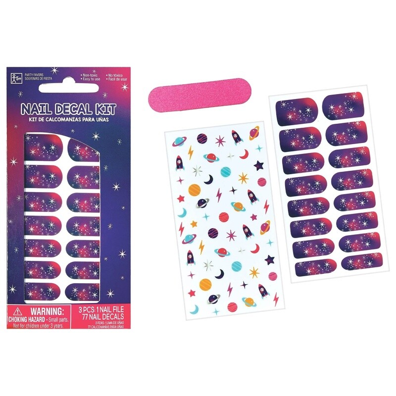 Favors - Nail Decal Kit - 3pcs