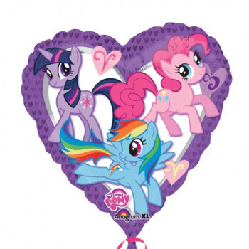 Foil Balloon - My Little Pony Heart - 18&quot;