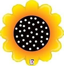 Foil Balloon - Sunny Flower - 18&quot;