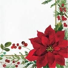 Napkins - LN - Christmas - Posh Poinsettia - 16PCS - 2 PLY