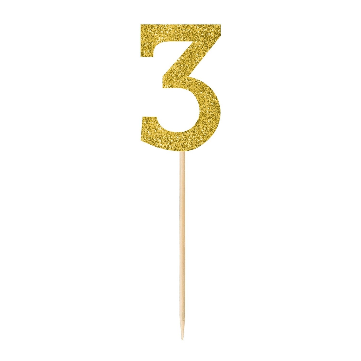 Picks - Glitter - #3 - 4pkg