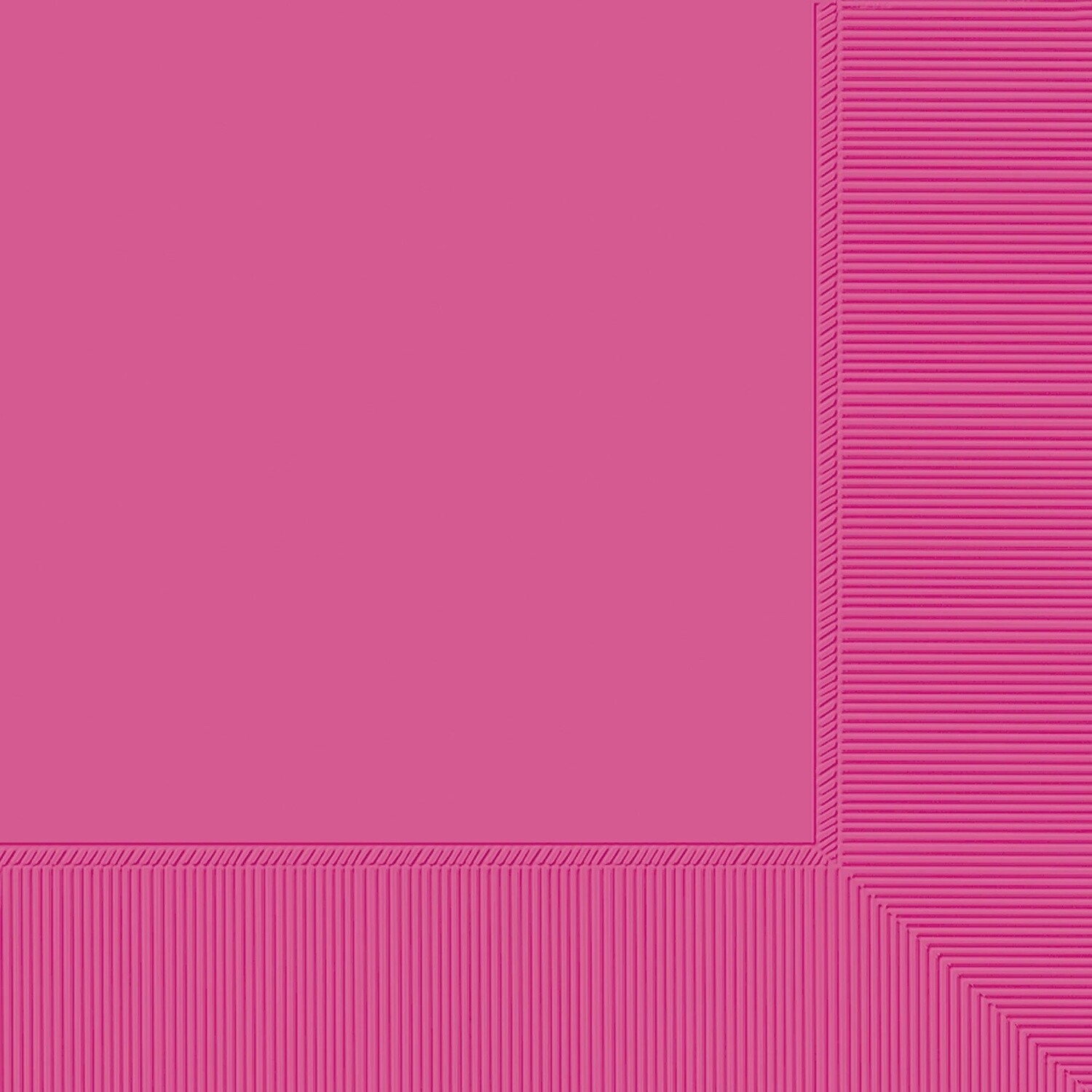 Napkins - Bev - Bright Pink - 40Pk - 2 PLY