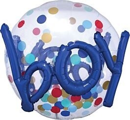 Foil Balloon - Supershape - It&#39;s a Boy Confetti Dots - 36&#39;&#39;