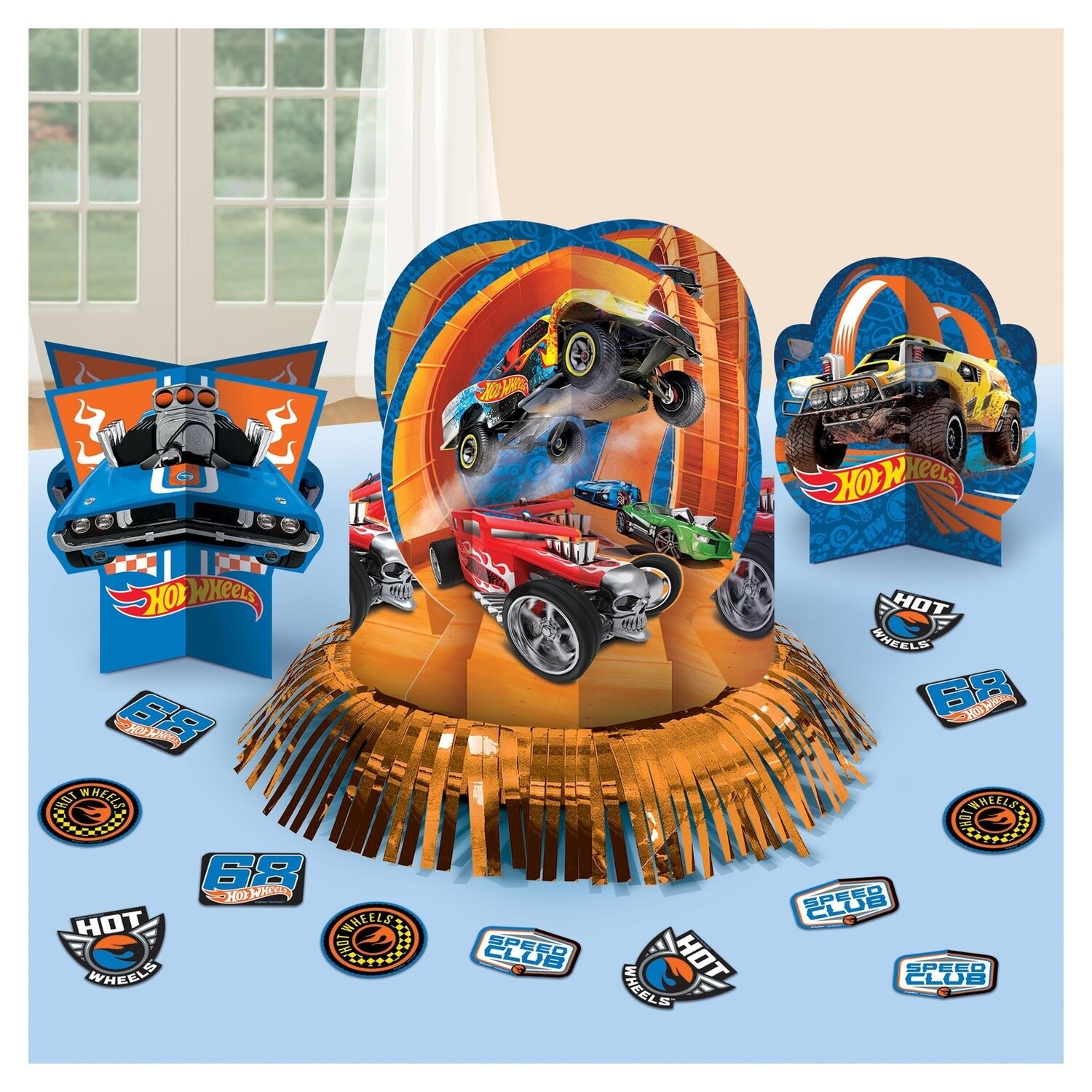 Table Decorating Kit - Hot Wheels