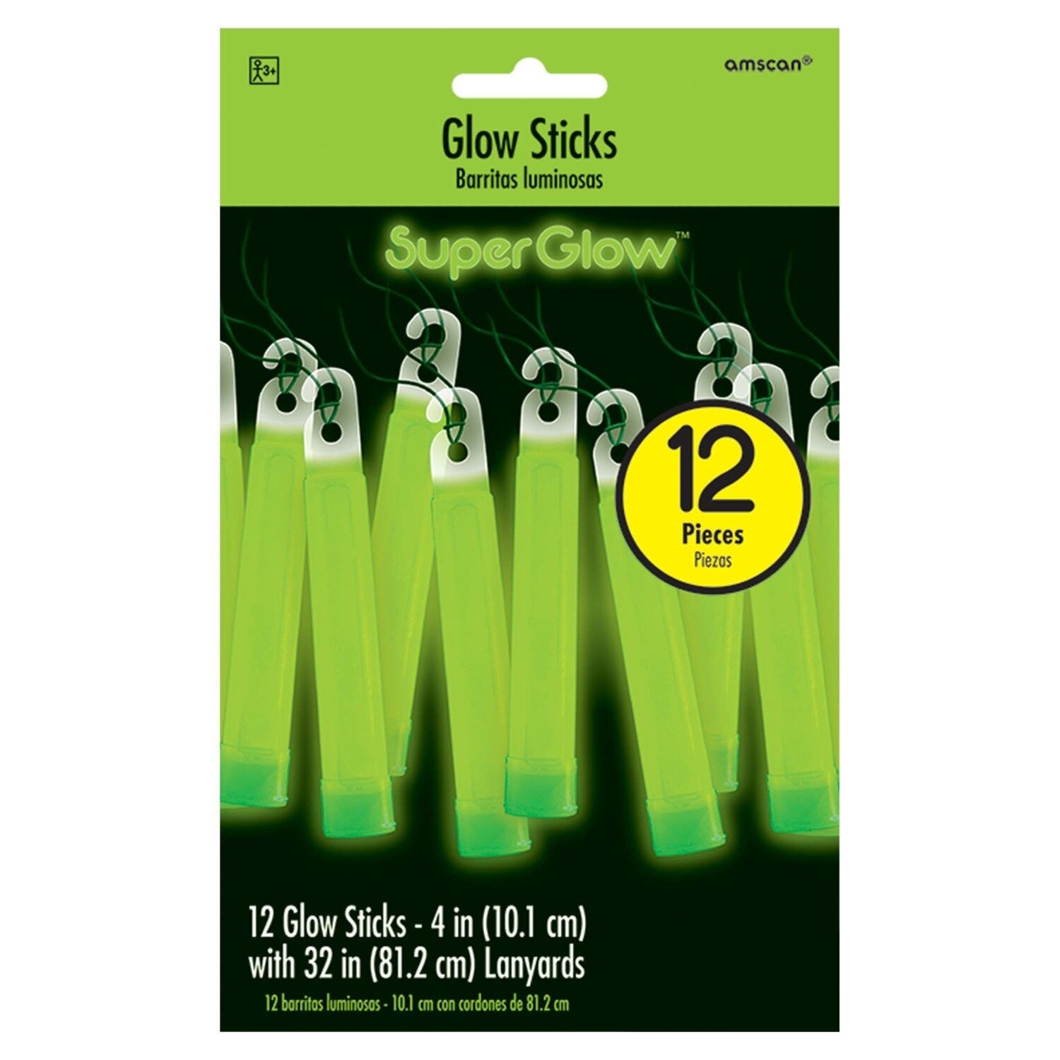 GLOW STICK VALUE PK 4&quot; - GR