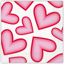 Napkins - Valentine&#39;s Heart