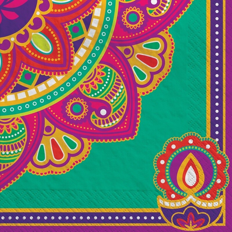 Napkins - LN - Diwali - Rangoli Dream - 16PK - 2 PLY