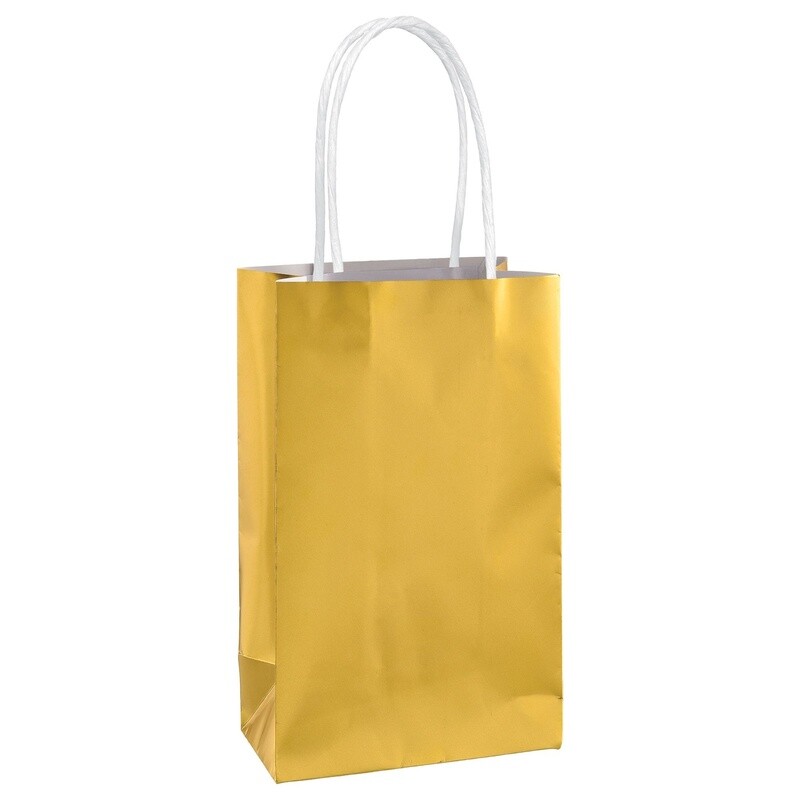 Gift  Bag - Small - Gold - 8.5&quot;