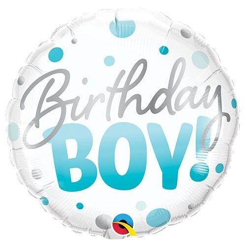 Foil Balloon - Birthday Boy - 18&quot;