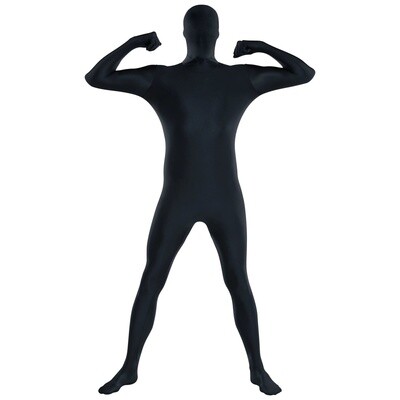 Costume - Adult - Black Partysuit - 1pc