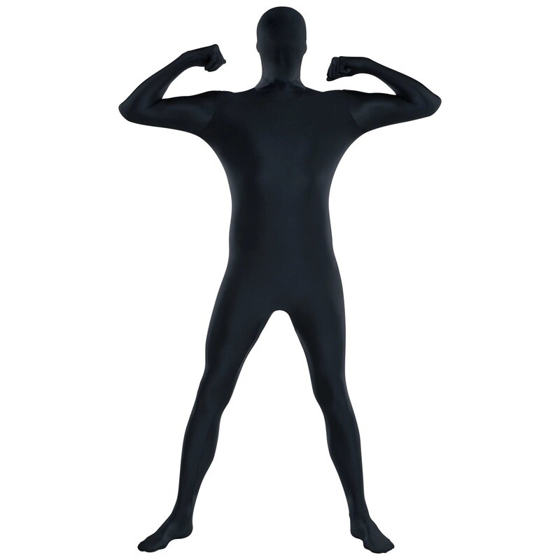 Costume - Adult - Black Partysuit - 1pc