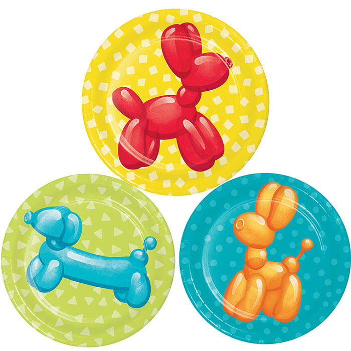 Plates BEV - Party Balloon Animals