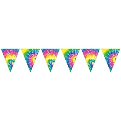 Pennat Banner - Tie Dyed - 12ft