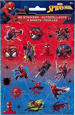 Stickers - Spiderman - 80 Stickers