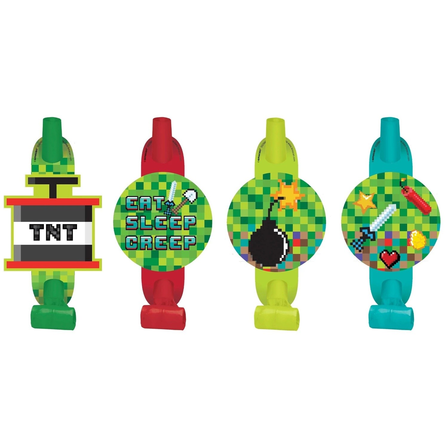 Blowouts - TNT - Pixel Party - 8 PCS