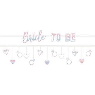Banner - Bride To Be - Glitter - 2 PCS