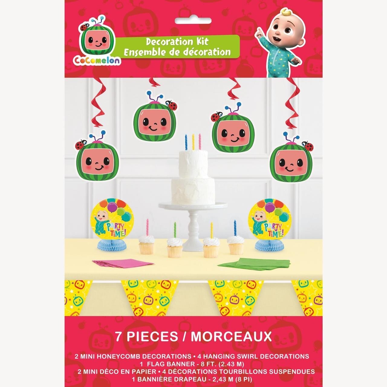 Decoration Kit - Cocomelon - 7PCS