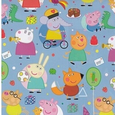 Wrapping Paper - Peppa Pig - (30&quot;X1.52M)