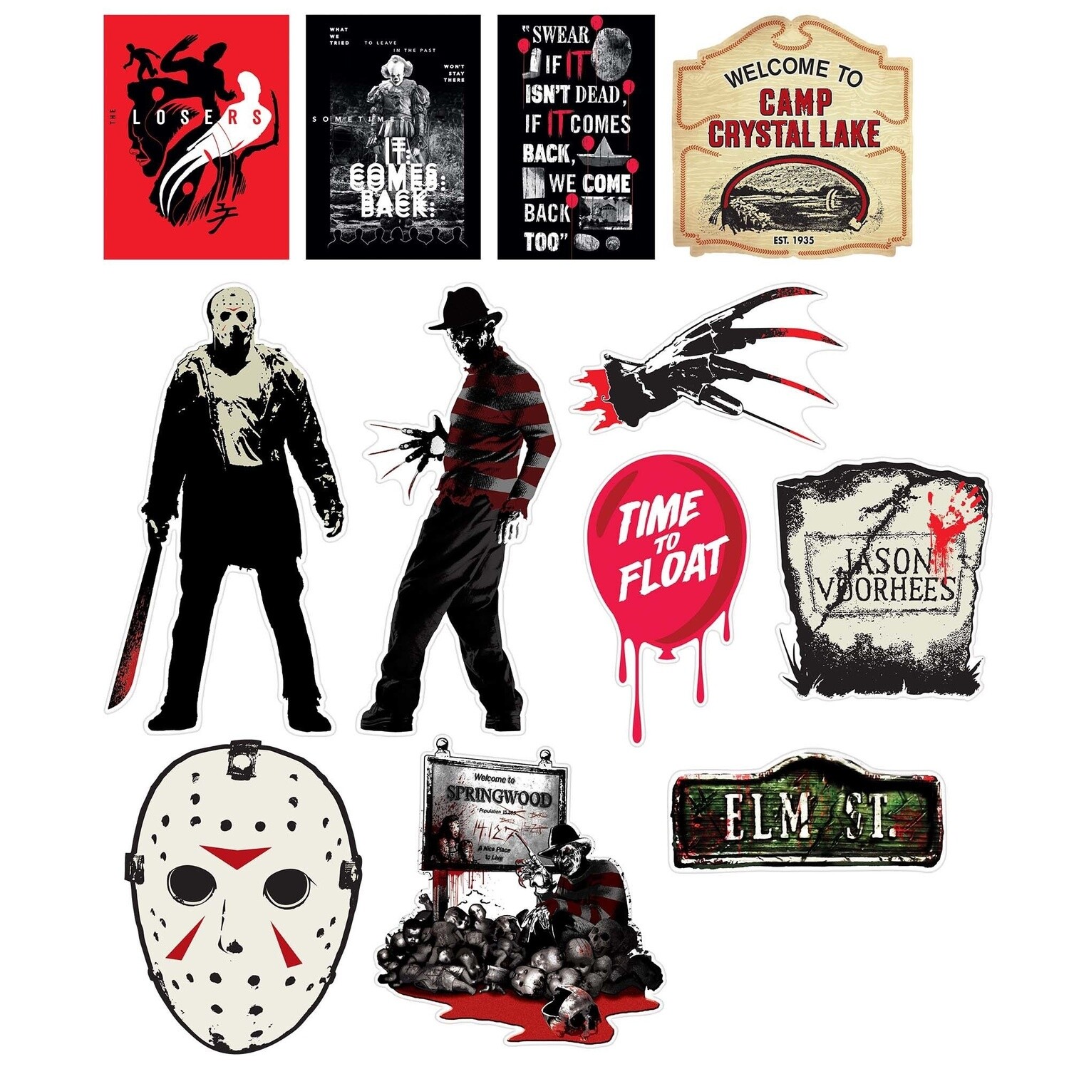 Cutouts - Halloween - 12pcs