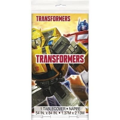 Table Cover - Transformers - Plastic -54&quot;X84&quot;