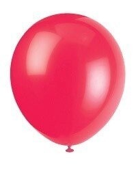 10 12&#39;&#39; RUBY RED BALLOONS